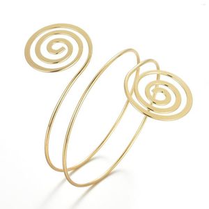 Bangle Fashion Metal Spiral Armband Creative Note Bracelet Jewelry