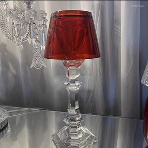 Masa lambaları Moder lamba Modern Kristal Masa Nordic Daimi Oturma Odası Luminaria Tripot Deco Salon Stand Işık