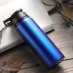 Water Bottles 700ML Bottle Good Sealing Stainless Steel Sports Fitness Drinking Travel Supply Insulated Cup Drink Kettle