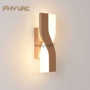 Wandlampen Nordic Creative Wall Light Moderne Wandlampe Rotatierbare LED -Studie Schlafzimmer Nacht Lampe Studie Wohnzimmer Dekor Innenwandlampen HKD230814