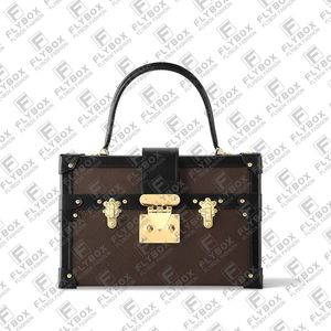 M46309 Petite Malle Bag Bag حقيبة اليد حمل النساء الأزياء مصمم فاخر مصمم حقيبة الكتف أكياس الكتف