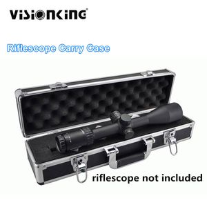 Visionking Aluminum Good Hard Carry Case For Rifle Scope Monocular Equipment Box Riflescope Accessories Light Suitcase For Scope