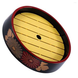 Set di stoviglie Piatti di plastica Sushi Barrel Sashimi Piatto di stoccaggio Delicato Mini Postres