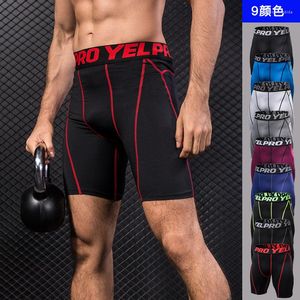 Cuecas masculinas boxers secagem rápida masculino esportes roupa interior fitness correndo treinamento shorts apertado respirável estiramento hombre
