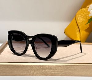 Donne da sole da sole gradiente grigio nero sunnies estate gafas de sol sonnenbrille uv400 abbigliamento per gli occhi con scatola