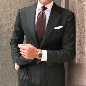 Herrenanzüge schwarze Männer für Hochzeit formelle Business Man Jacke Bräutigam Smoking Blazer 2 Piece Slim Fit Kostüm Homme