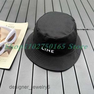 756466 Fashion Pescherman Letra bordada de luxo Novo chapéu de balde feminino design de verão esportes ao ar livre chapéus para mulheres