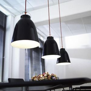 Pendantlampor Cecilie Manz Caravaggio Creative Indoor Aluminium Black/White Kitchen Dinning Room Bar Cafe Light Lamp M