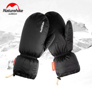 Ski Gloves Down 50g Ultralight Snow Winter Warm Goose Unisex Waterproof Skiing Supplies 230814