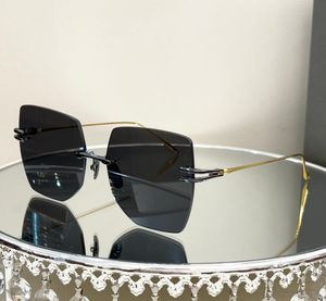 DITA sunglasses for women, diamond cut rimless polygonal sunglasses for men, UV resistant sun shading driving glasses