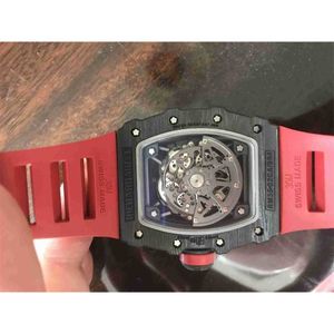 Soperclone T+/BBR Factory Luxus Armbandwatch Richa Automatische mechanische Hohlausladung Kohlefaser RM35-02 Tape Keramik Wein Fassmodentrend Choser 1U