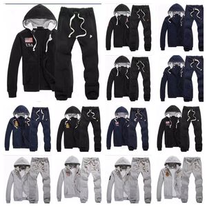 Autumn Winter Luxury Polo Hoodie Kits Tracksuits Men's Hoodies Pants Designer Pullover Polos Sweatshirts Casual Hood Sport Jacket JOGGING OURTREAR