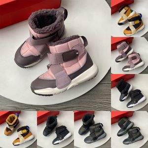 Avustralya Çocuk Ayakkabı Klasik Botlar Kız Mor Tasarımcı Boot Baby Kid Gençlik Yürümeye Başlayan Bebekler İlk Yürüyüşçüler 2023 Kış Erkek Kız Çocuklar 24-37