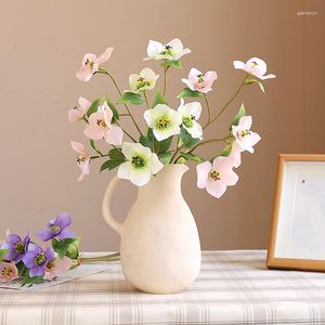 Decorative Flowers Artificial Morning Glory Garden Decoration Home Table Pography Props Room Ornament Simulated Little Fresh High Quality