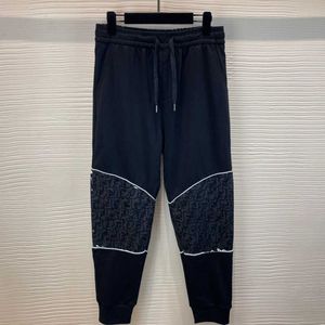 Men's Sports pants Luxury Brand Casual Pants f Jacquard Cotton Sweatpants Mens Womens Designer Drawstring Leggings Fashion Stitching Trousers