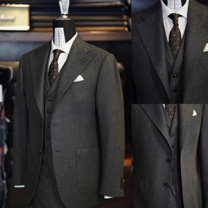 S-5XL Blazer Vest Luxury Men's Coat Slim Formal Business Suits 2 Pieces Groom Wedding Dress Party Tuxedo Custom Made Made