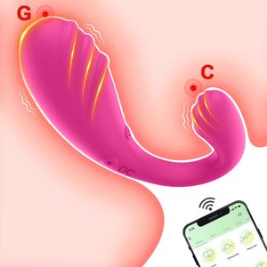 Vibrators Long Distance Bluetooth Wearable Panty Vibrator App Control Clit g Spot Massager Dual Stimulation Mini Egg for Couple Adult Toys