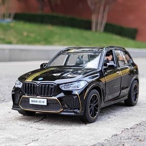 CAIPO 1 32 BMW X5M X5 SUV Alloy Modelo Car Diecasts de Toy Fasting Pull Back Som e Brinquedos de Carro leve para o veículo LDREN T230815