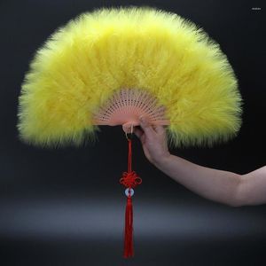 Decorative Figurines Pretty Hand Fan Lightweight Handheld With Chinese Knot Pography Props Dance Party Folding