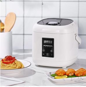 Cooker di riso portatile 2L Cooker elettrici intelligenti alimentari a vapore Cooking vaso di riscaldamento per pranzo Multo -asciugatura 24h appuntamento