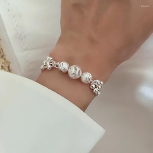 Link Bracelets Korean Fashion Beaded Multilayer Bracelet For Women Sweet Cool Simple Aesthetic Personality Trendy Delicacy Accessories