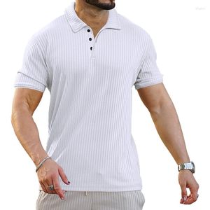 Camisetas masculinas 2023 camisa de pólo de primavera/verão