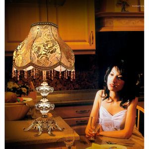 Table Lamps SAROK Modern LED Desk Lamp Crystal Bedside Light Decorative For Home Foyer Office Bed Room Study Dining