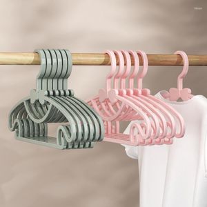 Hangers 5PCS Children's Drying Rack Wardrobe Organizer Infant And Toddler Clothing Storage Outdoor Windproof Hanger