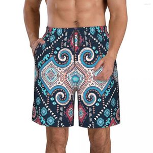 Shorts maschile Swimming Swimming for Men Swimwear Man Swimsuit Swim Trunks Summer Bathing Beach Wear Tribal Mexican Vintage Etnic