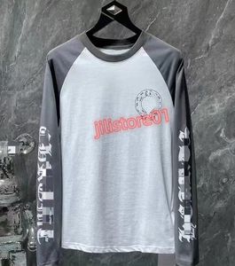 Klasik Lüks Tasarımcı Uzun Kollu T-Shirt Kalp Moda Kadın Saçlar Sanskrit Çapraz Baskı Kazak Sweatshirt Kromlar Erkekler Gevşek Hoodless Sweater Pembe LKU3