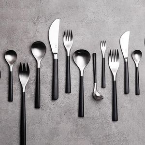 Set di stoviglie set di coltelli spork set moderno abito moderno minimalista antibatterico giapponese Viaggio Nordic Avanzato Vaisselle Cucina Giardino