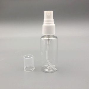 30 ml plastikowa drobna mgła butelka sprayowa 1 unz przezroczysty roztwór z perfumami, przenośne napędowe pojemniki na próbki podróżne do sprayu na płynie htth