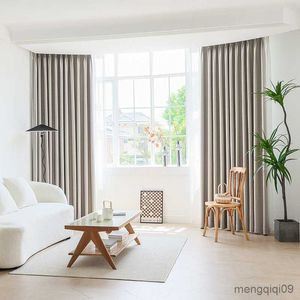 Cortina Cortina moderna para a sala da sala Baía Janela solar Proteção e isolamento de calor Blackout Blackout Drapes R230815