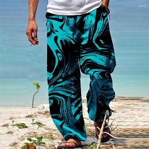 Pantaloni maschili sportivi casual all'aperto alla moda e comodo jogging modello di moda di stampa multi -colo