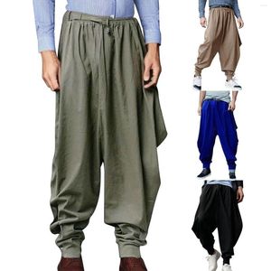 Men's Pants Trousers Retro Casual Fashion Design Cool Harun Loose Jean Cut Stretch Chinos Men