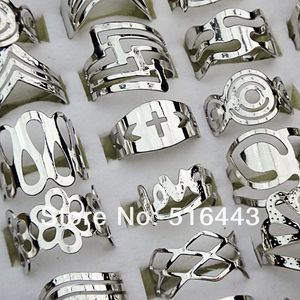 Band Rings 100pcs Mix Style Adjustable or Toe for Women Mens Wholesale Jewelry Lots A003 230814