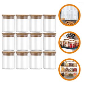Storage Bottles Cereals Canister Glass Canisters With Airtight Lids Jar Containers Sugar Food