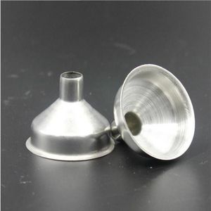 Stainless Steel Mini Funnels for Miniature Bottles, Essential Oils, DIY Lipbalms, Cooking Spices Liquids, Homemade Make-Up Fillers Kpwtl