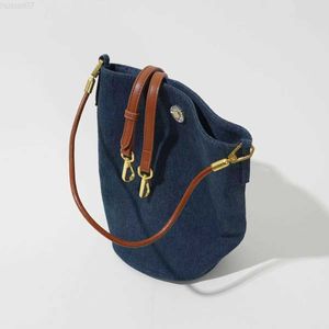 Torby Messenger 2022 NOWOŚĆ BORB TORBY REMUTER RETRO RETRO TORBA SWEOJE COUD BLUE BLUE Messenger Torka Płótna Bag