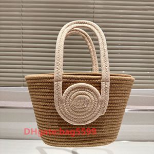Shoulder Bags Designer Handbags Handmade Lady Straw Cabbage Woman Basket 2023 Spring and Summer Straw Woven Bag Manual Rattan Beach