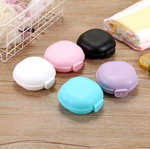 Scatola di sapone da viaggio in plastica con macchero da bagno per bagno Porta sapone portatile 5 Colori Disponibili