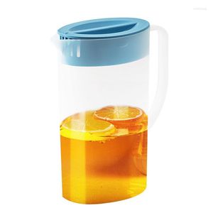 Hip Flasks Large Water Pitcher Drinking Dispenser Kettle Home V Spout Drinks Container For Juice Milk Beverages Food Grade