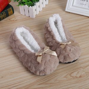 Slippers Home House Slipper Womens Winter Warm Plush Thick Heart Love Anti Slip None Grip Soft Cute Funny Indoor Female Fluffy Floor Shoe 230814