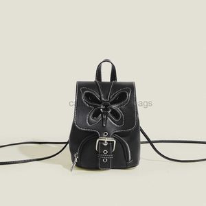 Shoulder Bags American hollowed out butterfly mini cute backpack 2023 new niche design Spicy Girls versatile backpack caitlin_fashion_bags