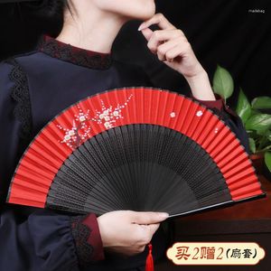 Decorative Figurines Antique Fan Women's Folding Tassel Chinese Style Han Costume Accessories Portable Classical Dance Super Fairy