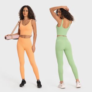 Calças de ioga de alta qualidade lu alinham perneiras shorts mulheres calças cortadas roupas de senhora esportes calças exercícios fitness wear garotas correndo perneiras