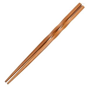 Chopsticks Hardwood Sushi Washable Natural Wood For Beginners Chinese Style Rice Pot