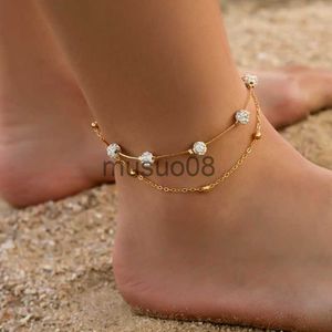 ANKLETS MODYLE BOHEMIA 2PCS/SET ANKLETS FOR WOMEN FOOT CESSORIES 2019 SUMMER BEAD BAREFOOT SANDALS BRELET ANKLET ON THE LEG