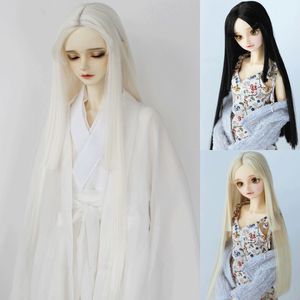 Dolls MSD Long Hair BJD13 14 Middle Parting Style High Temperature Fiber 230815