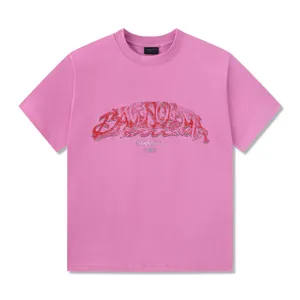 BLCG Lencia unisex Summer T-shirts Womens Oversize Heavyweight 100% Cotton Tygle Stitch Workmanship Plus Size Tops Tees SM130154